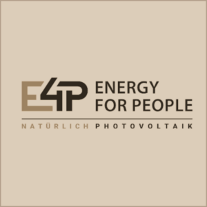 Dies ist das Logo des Unternehmen Energy for People (E4P) als Referenz für meine Dienstleistungen als Mentalmagier Mentalist