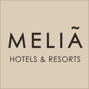 Dies ist das Logo der Hotelkette Melia als Referenz für meine Dienstleistungen als Mentalmagier Mentalist